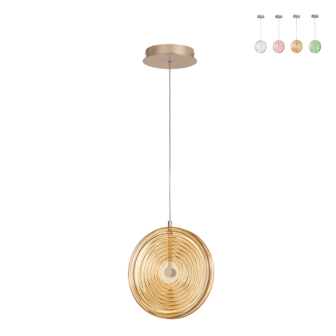 LED hanglamp Ø30cm met decoratief glas Jokey S Aanbieding