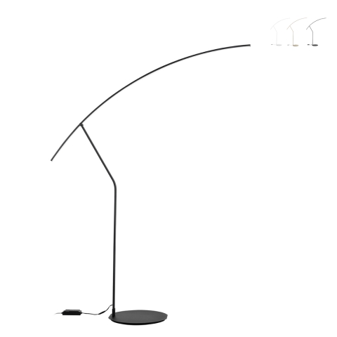 Dimbare LED vloerlamp metaal H202cm Folaga Aanbieding