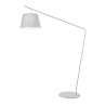 Staande lamp met stoffen lampenkap H190cm Velvet Keuze