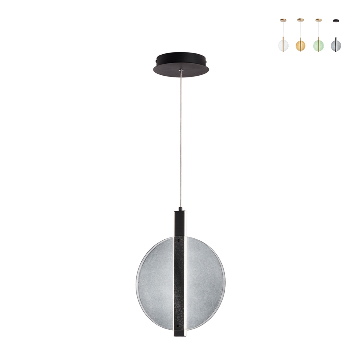 Hanglamp van glas en metaal Ø30cm Juis S Aanbieding