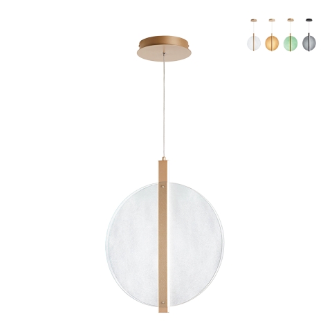 Hanglamp in glas en metaal Ø45cm Juis L Aanbieding