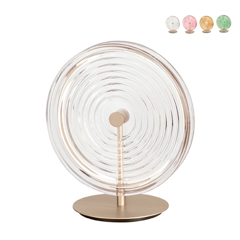 Design tafellamp met versierd glas Jokey LT Aanbieding