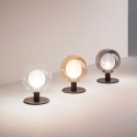 Design Tafellamp Bolvormig Glas en Metaal Teramo Verkoop