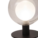 Design Tafellamp Bolvormig Glas en Metaal Teramo Aanbod
