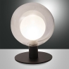 Design Tafellamp Bolvormig Glas en Metaal Teramo Korting
