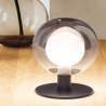Design Tafellamp Bolvormig Glas en Metaal Teramo Catalogus