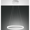 Moderne witte metalen LED hanglamp cirkelvormig Skyround-S Korting
