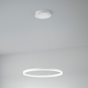 Moderne witte metalen LED hanglamp cirkelvormig Skyround-S Voorraad