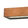 LED wandlamp voor buiten in teak hout en glas Hazel Aanbod