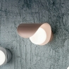 Moderne LED wandlamp in metaal en geblazen glas Adria-P Verkoop