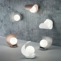 Moderne LED wandlamp in metaal en geblazen glas Adria-P Prijs