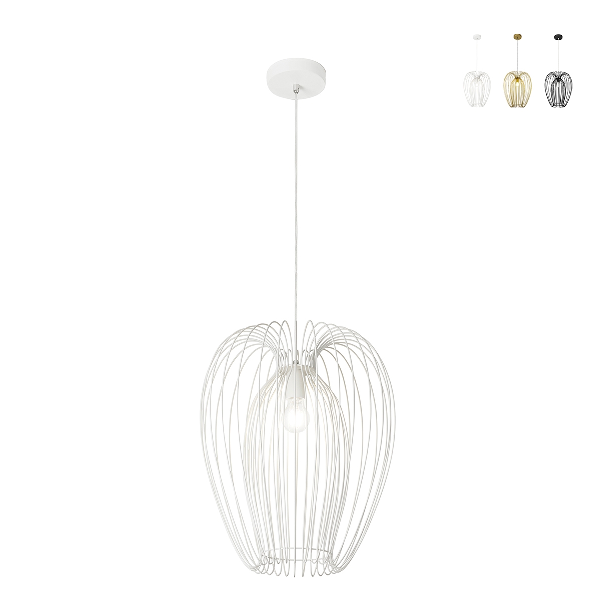 Hanglamp met metalen kooi Camp-S Aanbieding Hanglamp met metalen kooi Camp-S Aanbieding