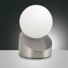 Moderne LED tafellamp nachtkastje bol van mondgeblazen glas Gravity Aanbod