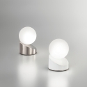 Moderne LED tafellamp nachtkastje bol van mondgeblazen glas Gravity Voorraad