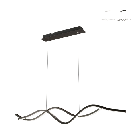Moderne LED hanglamp met golvend ontwerp Sinuo Aanbieding
