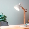Moderne tafellamp bureau in hout Scandinavisch design Sveva-T Aanbod
