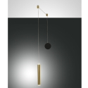 Moderne metalen LED-hanglamp met cilindrische diffuser Prado-D Aanbod