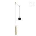 Moderne metalen LED-hanglamp met cilindrische diffuser Prado-D Aanbieding