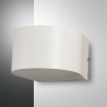 Moderne buitenwandlamp voor tuin in cilindervorm van aluminium en glas Lao Aanbod