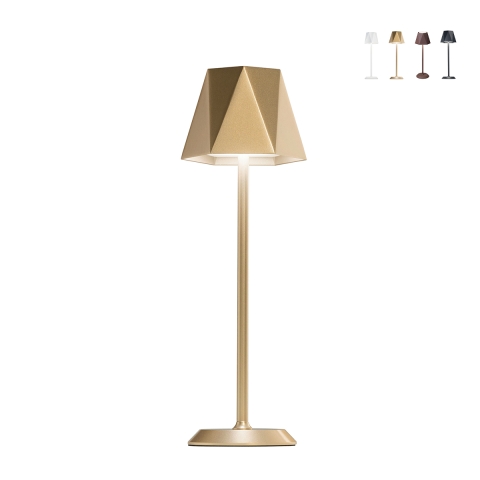 Draagbare oplaadbare moderne LED-tafellamp voor binnen en buiten Katy Aanbieding