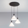 Hanglamp voor woonkamer met 3 lichten in klassieke stijl Vincent-CS Aanbieding