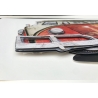 Vintage collage schilderij met 3D-effect 70x50 cm retro bus jaren '60-'70 Arti Korting