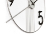 Moderne minimalistische wandklok 65x60cm metaal Rondo Aanbod