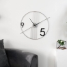 Moderne minimalistische wandklok 65x60cm metaal Rondo Verkoop