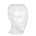Decoratieve vaas met vrouwengezicht design in gelakte glasvezel Ruzid-L Verkoop