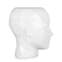 Decoratieve vaas met vrouwengezicht design in gelakte glasvezel Ruzid-L Aanbod