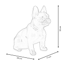 Pop Art Franse Bulldog Beeld Multicolor Hars Scultura Forma-PA Kosten