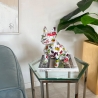 Pop Art Franse Bulldog Beeld Multicolor Hars Scultura Forma-PA Verkoop