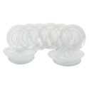 Imperial 18-delige serviesset van doorzichtig glas met decor voor 6 personen Aanbieding