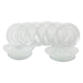 Imperial 18-delige serviesset van doorzichtig glas met decor voor 6 personen Aanbieding