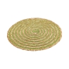 Set van 6 ronde placemats van gevlochten stro Ø38cm Spiral Color Afmetingen
