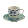 Set van 6 porseleinen espressokopjes met schoteltje 90ml Marea C Catalogus