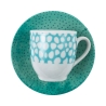 Set van 6 porseleinen espressokopjes met schoteltje 90ml Marea C Prijs