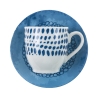Set van 6 porseleinen espressokopjes met schoteltje 90ml Marea C Aankoop