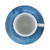 Set van 6 porseleinen espressokopjes met schoteltje 90ml Marea C 