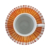 Set van 6 porseleinen espressokopjes met schoteltje 90ml Marea C 