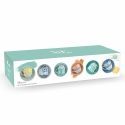 Set van 6 porseleinen espressokopjes met schoteltje 90ml Marea C 
