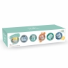 Set van 6 porseleinen espressokopjes met schoteltje 90ml Marea C 