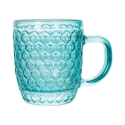 Set van 6 gekleurde glazen espressokopjes 90ml Geometrie C Afmetingen