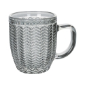 Set van 6 gekleurde glazen espressokopjes 90ml Geometrie C Prijs