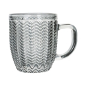 Set van 6 gekleurde glazen espressokopjes 90ml Geometrie C Kosten