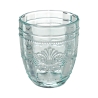 Set van 6 waterglazen 265ml in glas met arabeskdecor Syrah Ocean Voorraad