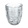 Set van 6 waterglazen 265ml in glas met arabeskdecor Syrah Ocean Model