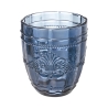 Set van 6 waterglazen 265ml in glas met arabeskdecor Syrah Ocean Karakteristieken