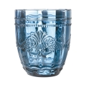 Set van 6 waterglazen 265ml in glas met arabeskdecor Syrah Ocean Afmetingen