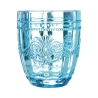 Set van 6 waterglazen 265ml in glas met arabeskdecor Syrah Ocean 